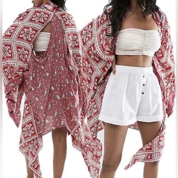 Free People American Pie Patchwork Duster - Picture 5 of 9